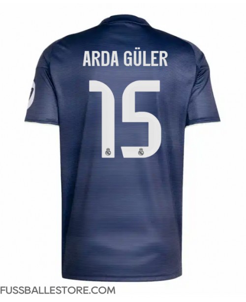 Günstige Real Madrid Arda Guler #15 Auswärtstrikot 2025-26 Kurzarm Günstige Real Madrid Arda Guler #15 Auswärtstrikot 2025-26 Kurzarm